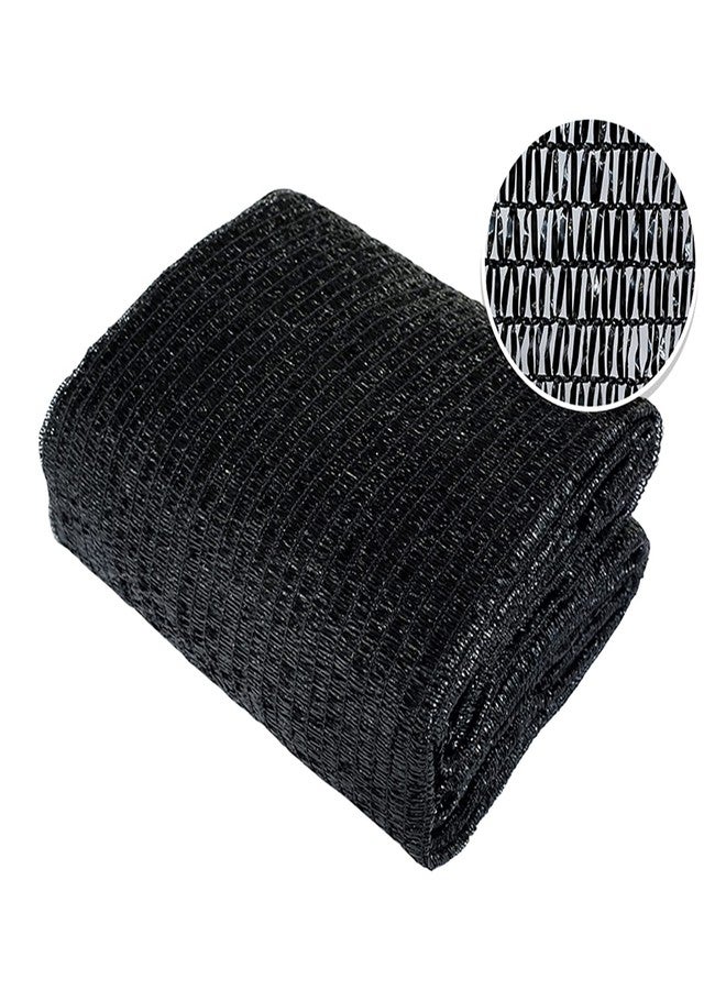 Agfabric 50% Shade Cloth 8 X 12ft Sun Shade Fabric Sunblock Shade Cloth Cover with Clips for Plants, Black - Image 1